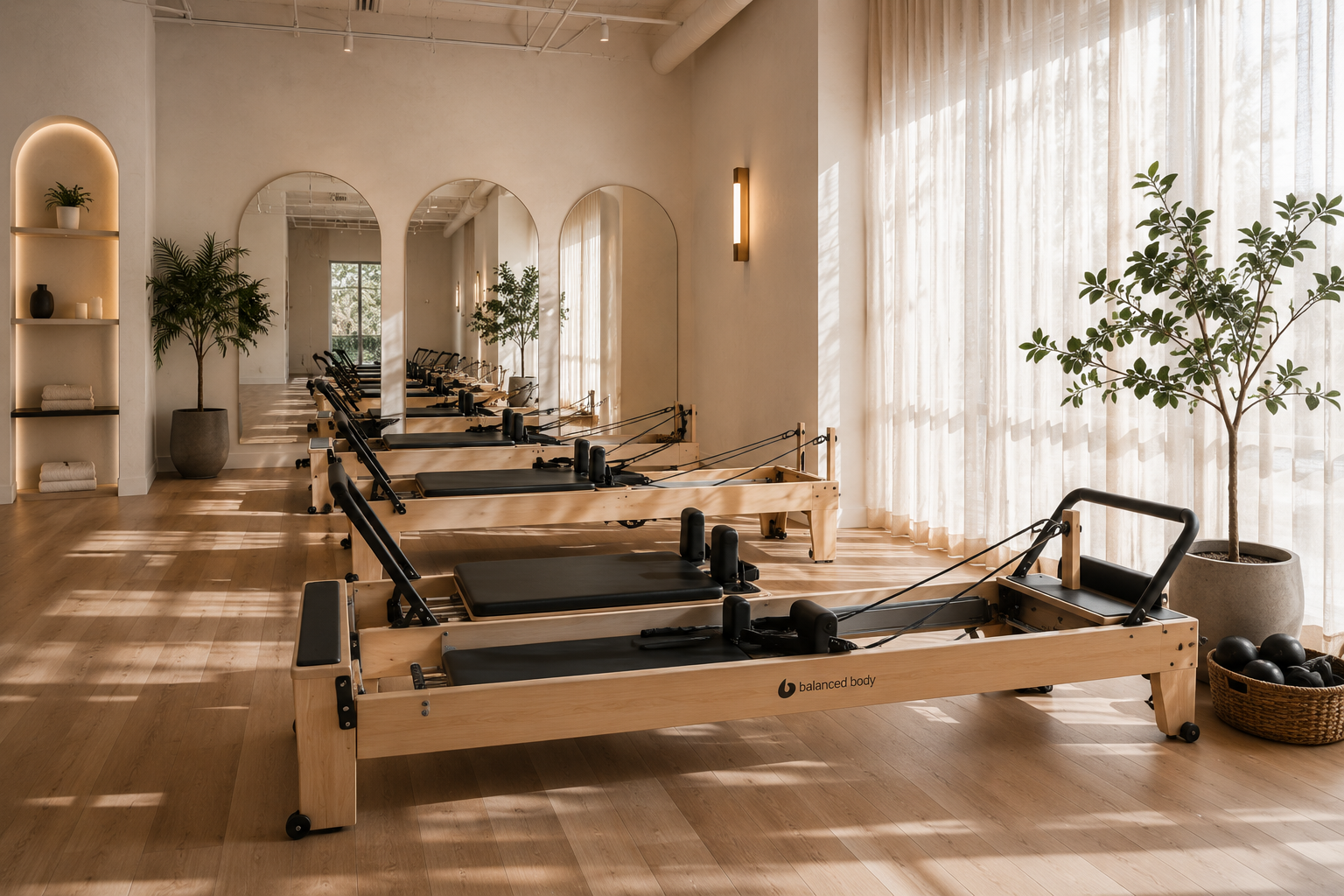 Sunlit Pilates studio